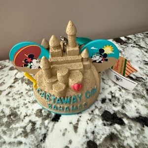 New with Tags NWT Disney Castaway Cay Bahamas Sandcastle Ornament